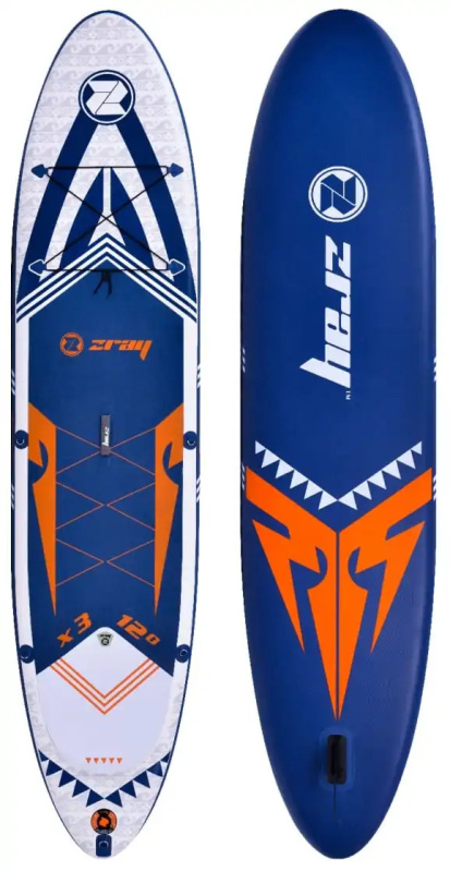 Надувная доска для sup-бординга ZRAY X-RIDER EPIC (X3) 12' 2019